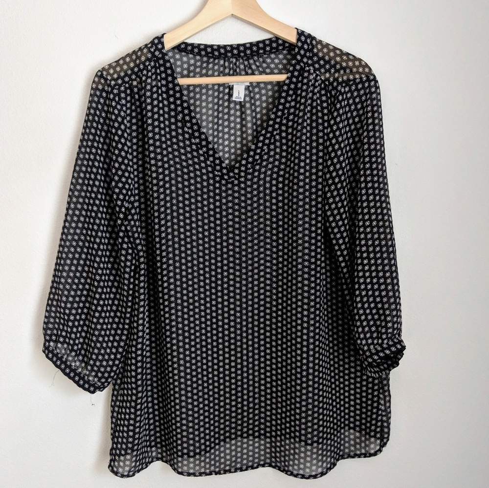 OLD NAVY Patterned Blouse